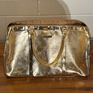 BCBGMaxAzria Shimmering Gold Tote Bag